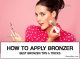 how to apply bronzer