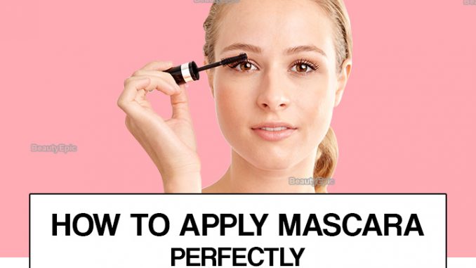 how to apply mascara