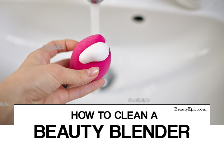 ¿Cómo se limpia una licuadora de belleza?
