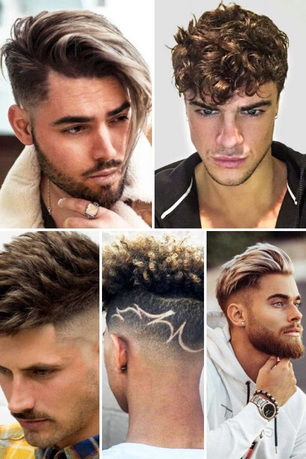 Peinados rizados para hombres